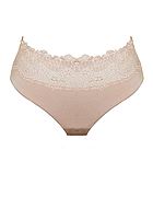 Thong, wide lace edge, slightly higher waist, plus size